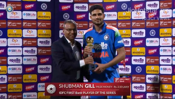 dharma_watch's tweet photo. Bro has given away his position in last 2 odis still got "Man of the series".

Effortless .... selfless .... dashing captain 

King 👑 

#ShubmanGill #INDvsAFG #RohitSharma #ODI #Test #T20I https://t.co/OFWqE7iD28