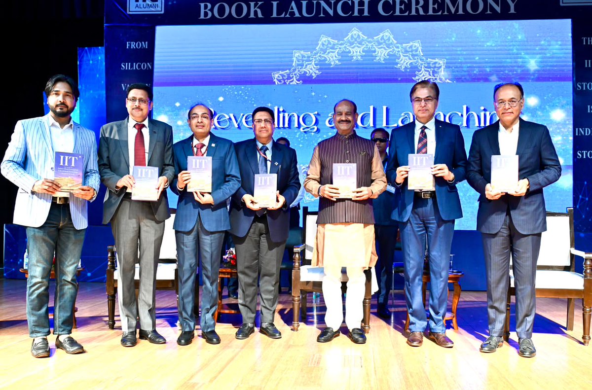 DDNewslive's tweet photo. Lok Sabha Speaker @ombirlakota said IITs have carried India’s ancient knowledge traditions into modern science and technology, helping transform the nation from “brain drain” to “brain gain.” 

Speaking at IIT Delhi during the release of 'IIT - The Story of India's Most Prestigious Educational Ecosystem', he highlighted the role of IITs in fostering innovation, research, leadership and nation-building.

#IIT #IITDelhi #Education #Innovation #Research