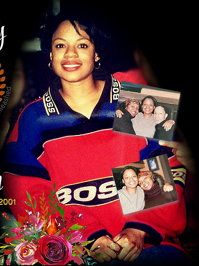 Aaliyah_Fanatic's tweet photo. Happy Birthday Gina Smith! 🕊️

The only other woman on the flight, besides Aaliyah. She was a production manager for Blackground records. Last minute, she begged Fatima to switch her spot on the flight to get home to her fiancée.

On MTV Diary, they celebrated her BD off camera. https://t.co/6xSdNCNRbH
