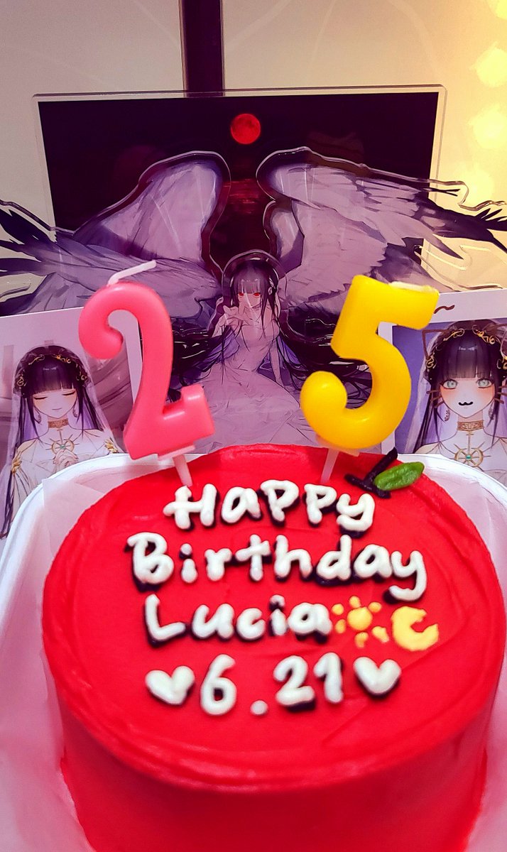 _Koi_Kaze_'s tweet photo. 女神様25歳のお誕生日と活動7周年おめでとうございます！🎂🎊ヽ(〃´∀｀〃)ﾉ🎊

今年のケーキは
ﾘﾝｺﾞｰ！🍎ケーキです！- ̗̀ ( ˶'ᵕ'˶ ) ̖́-🤍
Luciaさんいつもありがとうございます！大好きです！

🎈🎈🎈🎈🎈🎈🎈🎈🎈🎈🎈🎈🎈🎈🎈🎈🎈
#Lucia生誕2026
#Lucia活動7周年
#ルシアに光を https://t.co/kQBngH78Yw