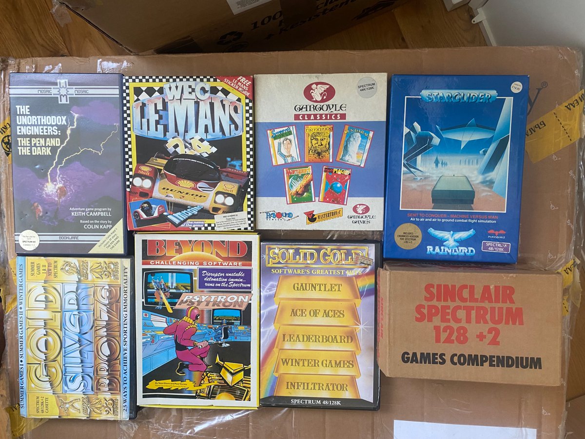 ZXDev2015's tweet photo. Tengo estos juegos de Spectrum disponibles. Si alguien está interesado, que me mande un privado 👾
I have these ZX spectrum games available. If someone is interested, please send me a PM 👾 https://t.co/1ueCzJlcGB
