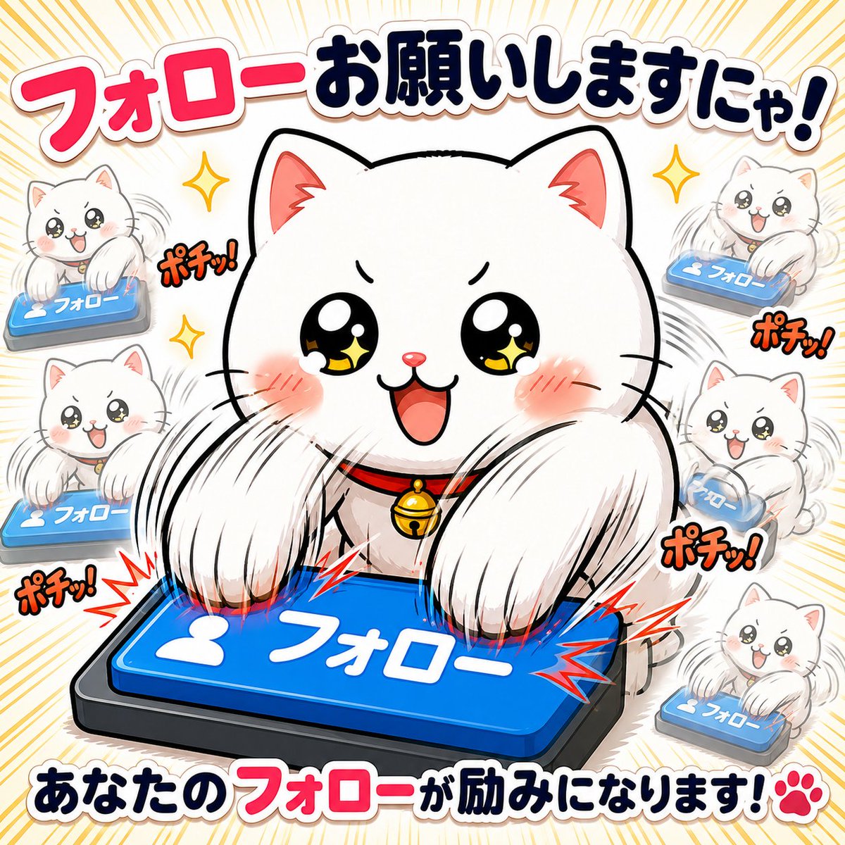 🐈ねこの含み損日記-もちもち猫SUZURIグッズ販売-lineスタンプ販売 tweet media