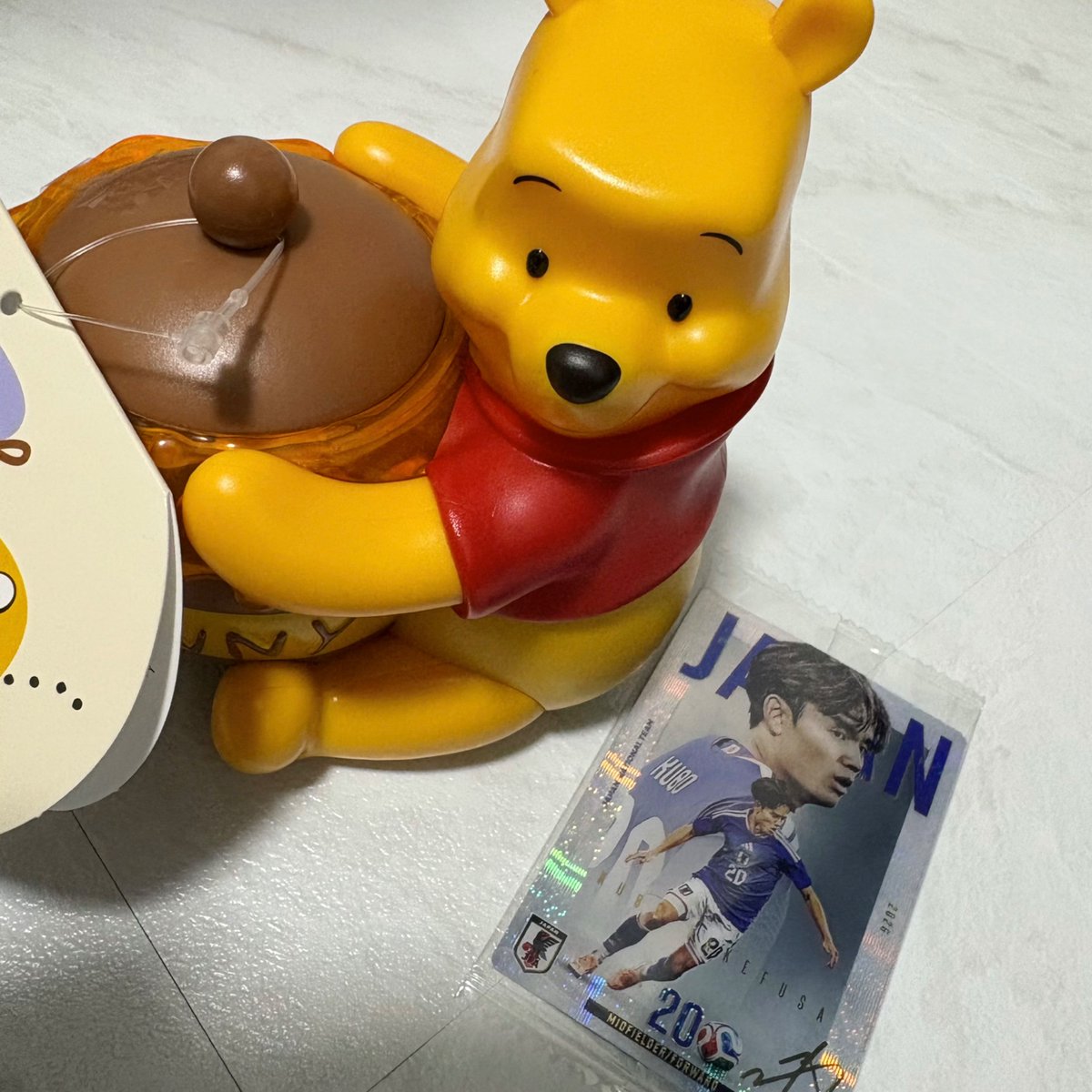 hina_p_da's tweet photo. うさちゃんがお土産くれて🍯🧸うさちゃんの仲良し様が神引きしてくれた🥹💖かみさまー！ https://t.co/13e2C58CEB