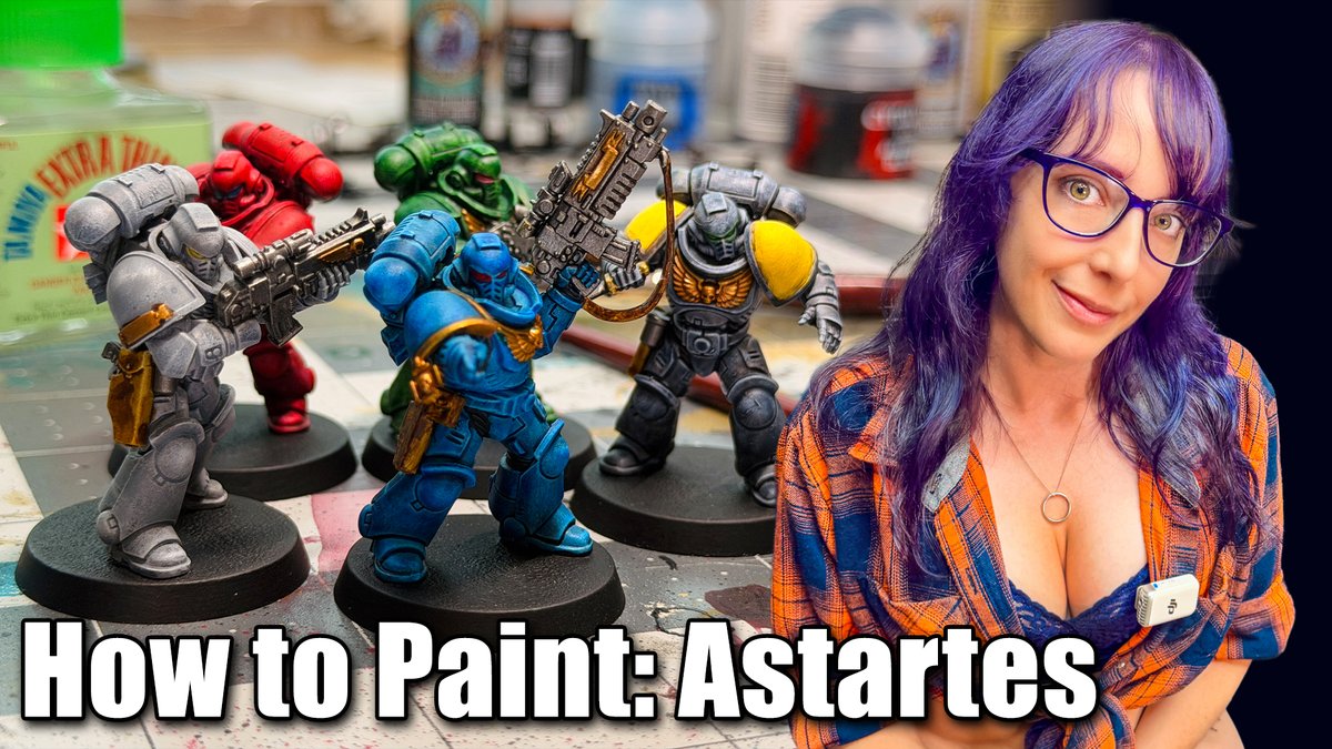 hobby_night's tweet photo. Want to paint Space Marines quick and easy? Maybe because you've picked up the new Armageddon box set! 😏

https://t.co/fXSGQa0fqF

We're here to help with this brand new painting tutorial featuring 5 different chapters!

#SpaceMarine #Armageddon #Warhammer #Warhammer40k #Astarte https://t.co/bXi30oyUGz