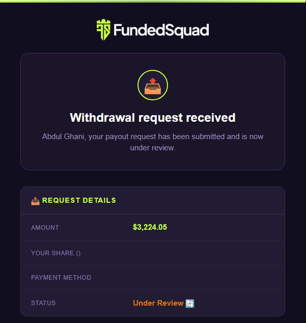usmany4x's tweet photo. Another payout requested from FundedSquad 🔥

2nd one this month on the same account.
Discipline and patience always compound https://t.co/rii6bMQwOm