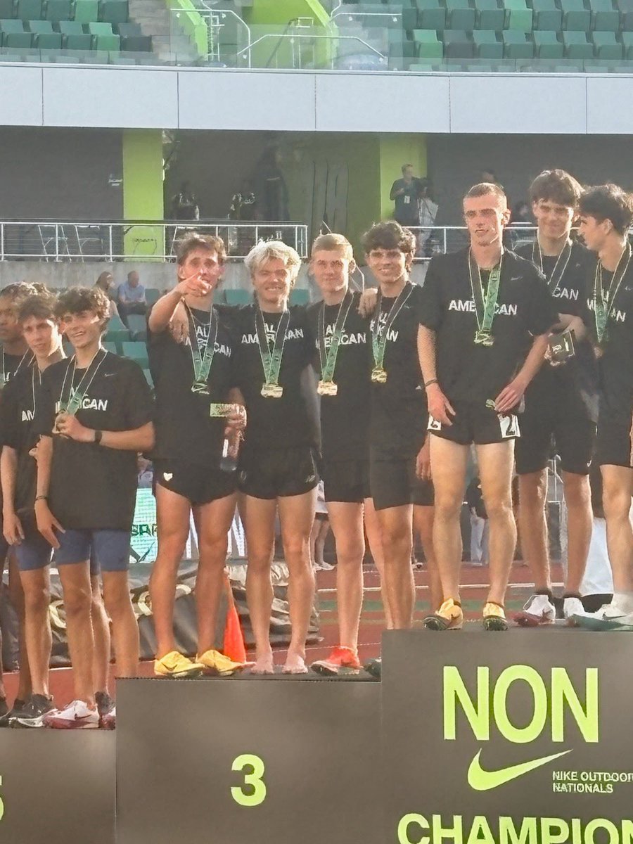 KHSSpeed's tweet photo. Huge congratulations to the Keller boys 4x1mile relay team! 🥉 They competed at Nike Nationals and brought home a 3rd place medal! So proud of these athletes and the dedication, hard work, and commitment they’ve shown all season. What an incredible way to represent Keller! 💙💛 https://t.co/Hk7LC994Rg