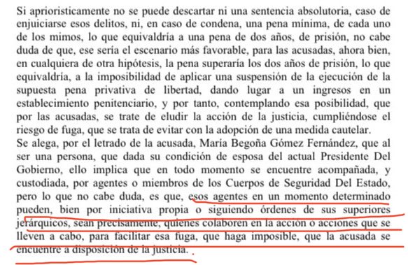 RubenSanchezTW's tweet photo. El juez Peinado acusa a los policías que escoltan a Begoña Gómez y a sus superiores de ser unos delincuentes.

Afirma que "no cabe duda" de que pretenden ayudarla a fugarse de España.

Si yo fuera uno de esos policías le interpondría una querella por calumnias. https://t.co/rGgYt2UGin