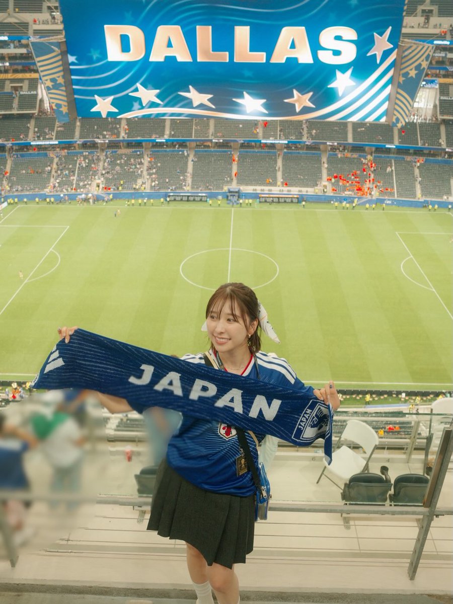 Miimg11's tweet photo. 玉井詩織
https://t.co/qyVMAQCL86
⚽️🏆🇺🇸🇨🇦🇲🇽

念願の！W杯！グループステージ初戦
日本🇯🇵対オランダ🇳🇱戦を現地観戦してきました！

ずっとワクワクが止まらなかった！

…

まだ戦いは続きます！
明日チュニジア戦🇹🇳たのしみだー！
応援してます！

#fifaworldcup2026 
#dallas https://t.co/HcztviMKcE