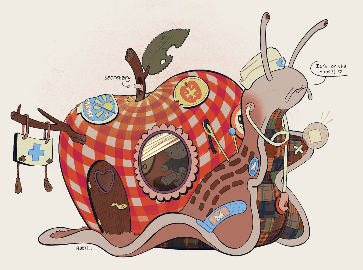fluxtill's tweet photo. 🍎✨ Plush doctor https://t.co/nLYox3kk01