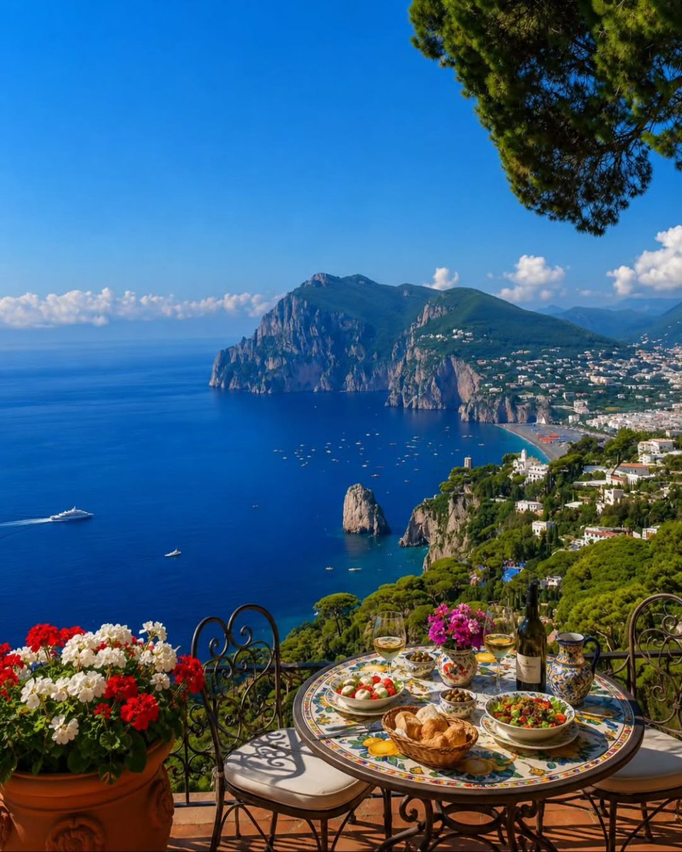 TravelBucketX's tweet photo. Capri, Italy 🇮🇹 https://t.co/zpOtO8T65n