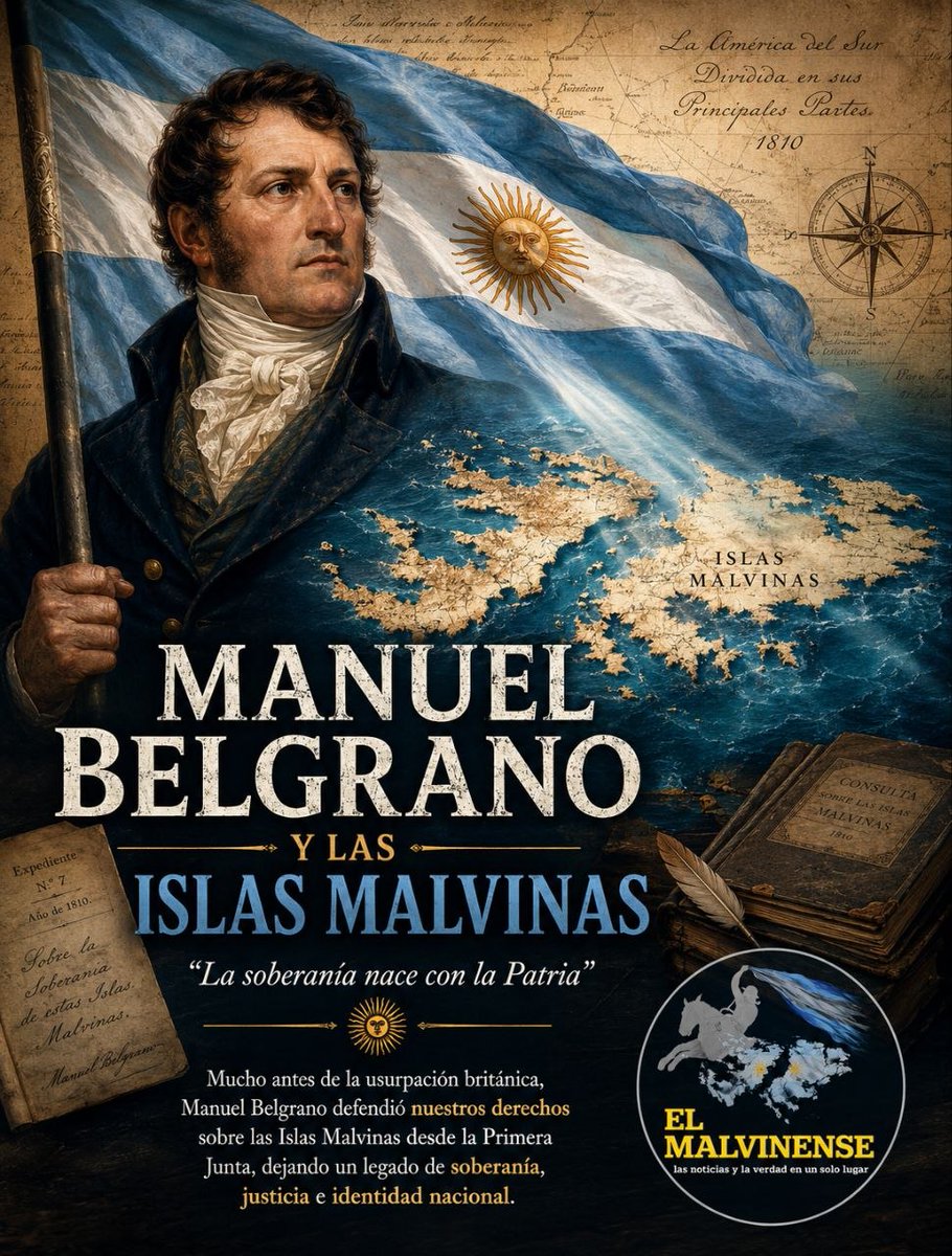 elmalvinense's tweet photo. Manuel Belgrano y las Islas Malvinas... para conocer la historia click aquí... https://t.co/08uCOR0PjD https://t.co/HbUP3ZPlxN
