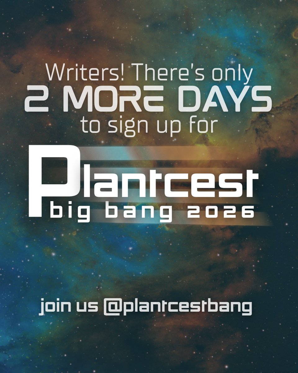 PlantcestBang's tweet photo. ONLY 2 MORE DAYS for the writers to sign up for this event!

(link to the form down below!) https://t.co/nycGyE62DR
