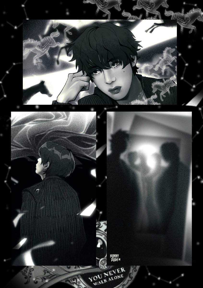 hunnysvga's tweet photo. Can't I turn off my dream? 🎠

#bts #btsfanart https://t.co/M4BtPmOrQk