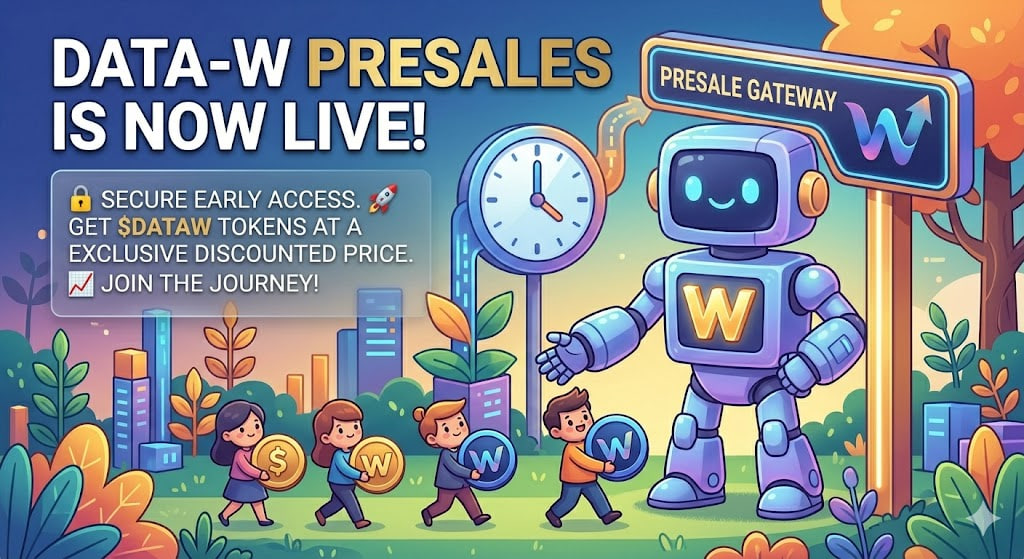 Data_w_global's tweet photo. The journey begins TODAY! 🚀

Our Presale is officially open, and we want YOU to be a part of the Data-W ecosystem from day one. Let's revolutionize the way data works together! 🌐✨

Grab your $DATAW tokens now at a special community price! 👇
#DataW #Crypto #Presale #TokenSale https://t.co/X3O0MxxKNe