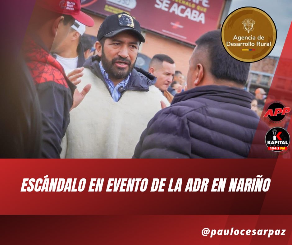 paulocesarpaz's tweet photo. Escándalo político opacó millonaria inversión para el campo en Guachucal 🧵🧵🧵 

Lo que estaba previsto como uno de los anuncios más importantes para el desarrollo agropecuario del sur de Nariño terminó convertido en un escándalo político. 

El evento de la Agencia de Desarrollo Rural (@ADR_Colombia), en el que se oficializaría una millonaria inversión para la construcción de una planta pulverizadora de leche y otros proyectos productivos, estuvo marcado por denuncias de exclusión, presiones políticas y el retiro masivo de la comunidad.

La jornada, programada para las 9:00 de la mañana, inició después del mediodía con la presencia del director de la ADR, @CesarPachonAgro, quien explicó la ausencia del @petrogustavo por compromisos oficiales en la ciudad de #Cali