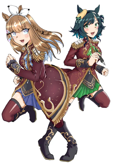 りのさん主催のフラスタ企画でアーモンドアイとキセキを描かせて頂きました! Day1だけの参加でしたが生で見る事が出来て感無量です お誘いありがとうございました!