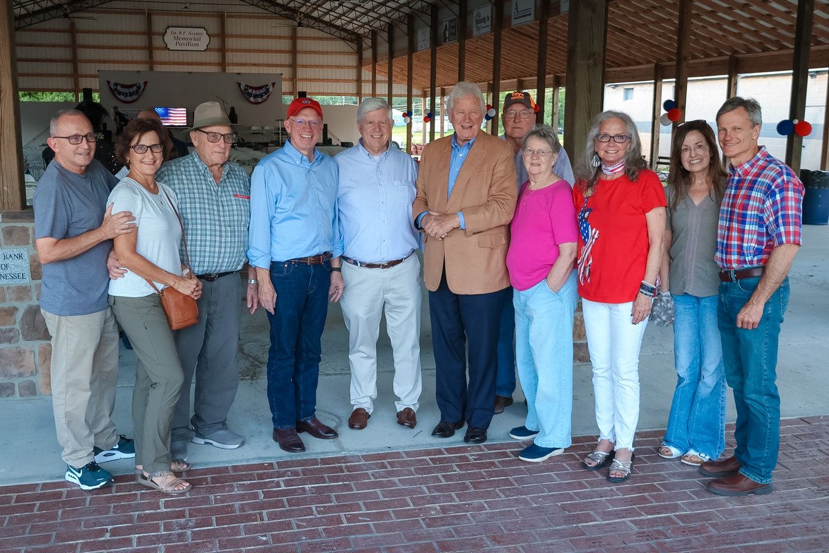 JohnRoseforTN's tweet photo. I had a wonderful time at the Fentress County America 250 Celebration honoring the traditions and enduring spirit that have shaped our nation for 250 years. We were joined by proud Tennesseans who are committed to preserving the freedoms and opportunities that make America exceptional.