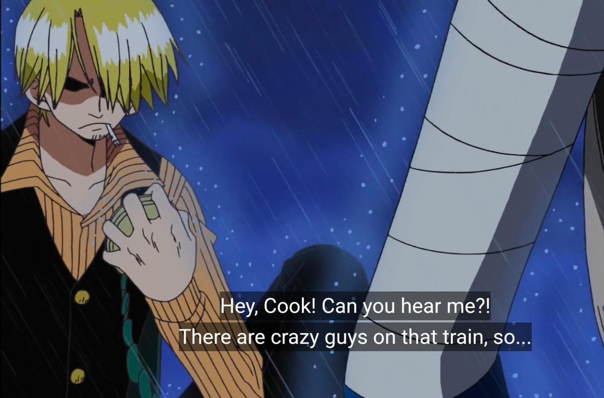 zosanloops's tweet photo. The way zoro's first instinct is always to protect sanji. while everyone sees sanji as a protector and depends on him, zoro always looks out for him https://t.co/gAdkcd3vDp