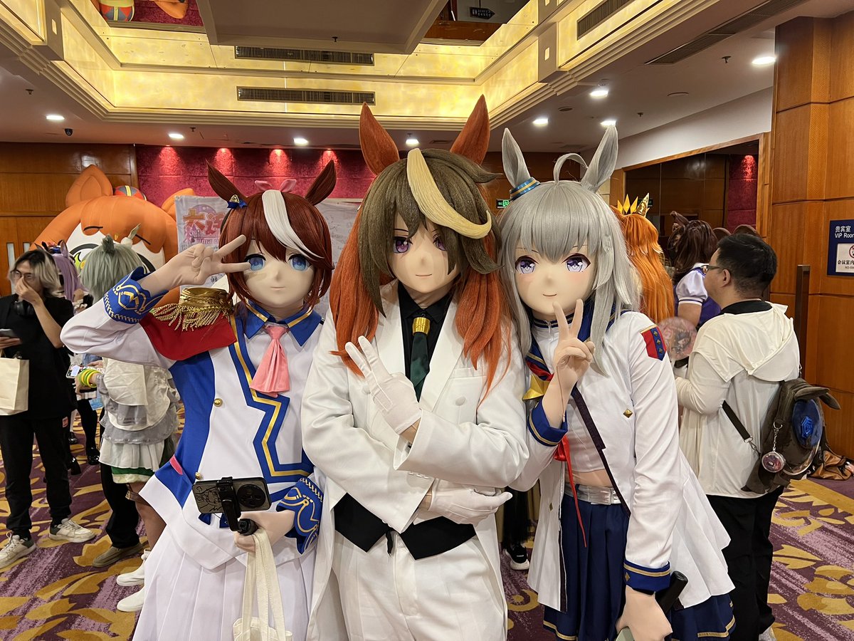 SymboliRf's tweet photo. 大连赛马娘only纪念
#ウマ娘 #Umamusume️️️ #kigurumi #シンボリルドルフ https://t.co/roaHnhk5Ao