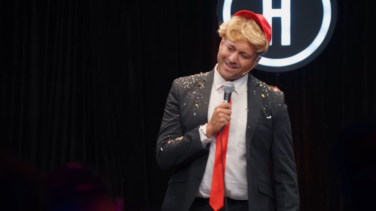 iamshreytyagi's tweet photo. #IndiasGotLatentSeason2 Episode 1 started strong but the contestants were boring the hell out of me, until Trump entered! He was absolutely genius! My throat’s aching, I haven’t laughed this much in a long time. Skip everything else in the show and just watch the Trump guy’s wit. https://t.co/uH8WxWci9w