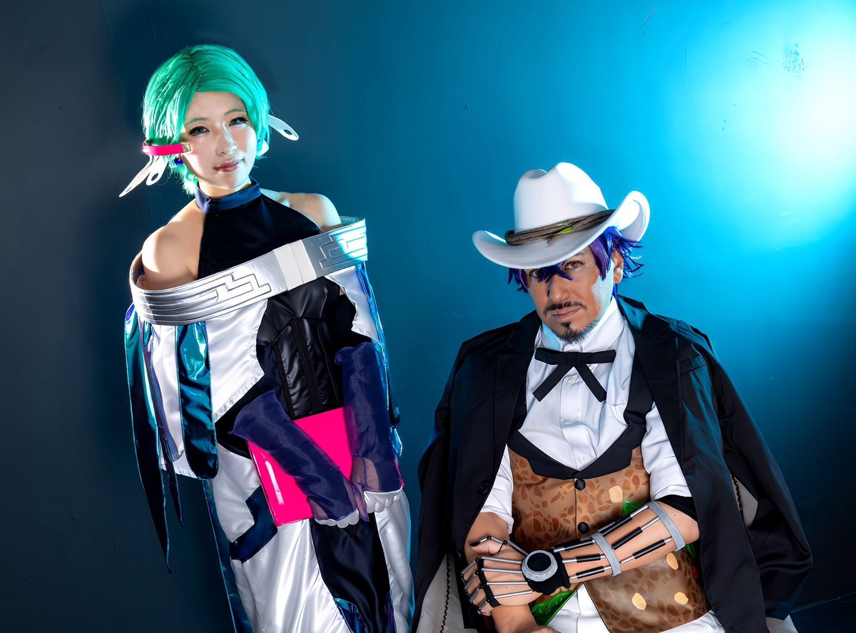 nishikioji's tweet photo. cosplay　コスプレ
グノーシア / GNOSIA
ステラ &amp; ジョナス

ステラ:-asagiri-@asa_girixxo
ジョナス:ニシキおじ
📷:タートスさん @baniru_tortoise
#ワンナイトグノーシア0606 https://t.co/qNeIDD8hxP