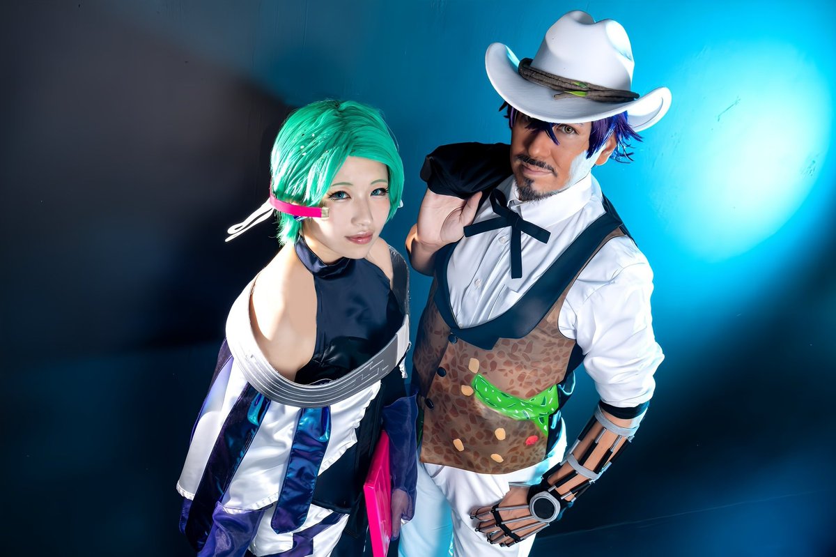 nishikioji's tweet photo. cosplay　コスプレ
グノーシア / GNOSIA
ステラ &amp; ジョナス

ステラ:-asagiri-@asa_girixxo
ジョナス:ニシキおじ
📷:タートスさん @baniru_tortoise
#ワンナイトグノーシア0606 https://t.co/qNeIDD8hxP