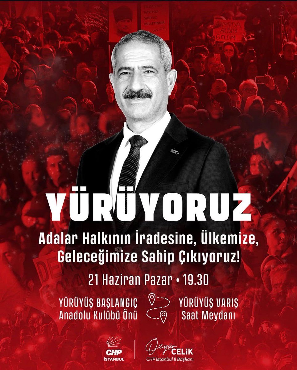 gungorenorgutu's tweet photo. Halkın iradesine sahip çıkıyor, Adalar’da omuz omuza yürüyoruz.

📅 21 Haziran Pazar
⏰ 19.30
📍 Yürüyüş Başlangıç: Anadolu Kulübü Önü
📍 Yürüyüş Varış: Saat Meydanı https://t.co/IVlowOzcrt