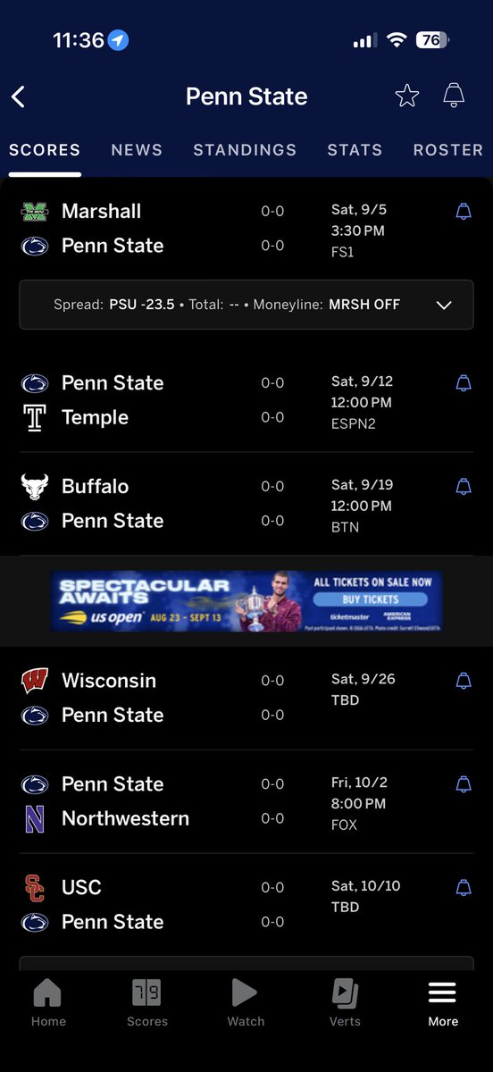 GoldeNDomerzz's tweet photo. ND gets their schedule ripped apart but IU doesn’t play a ranked team or a P4 team until end of September and don’t leave their stadium until October.

Miami only ranked team is ND

TTU doesn’t play a top 25 team.

PSU plays Michigan/USC that’s it. 

0 outrage from the media https://t.co/ksc08l42vB