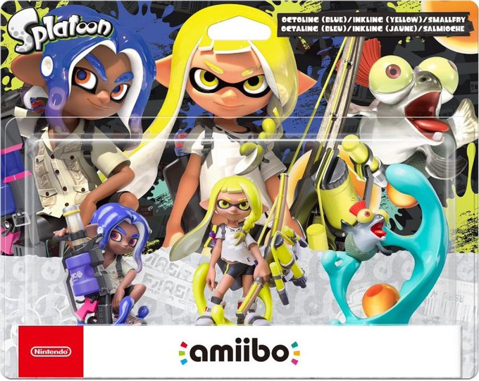 Splatoon 3 amiibo 3-Pack is $49.97 at Amazon. $16.65 each. (#ad