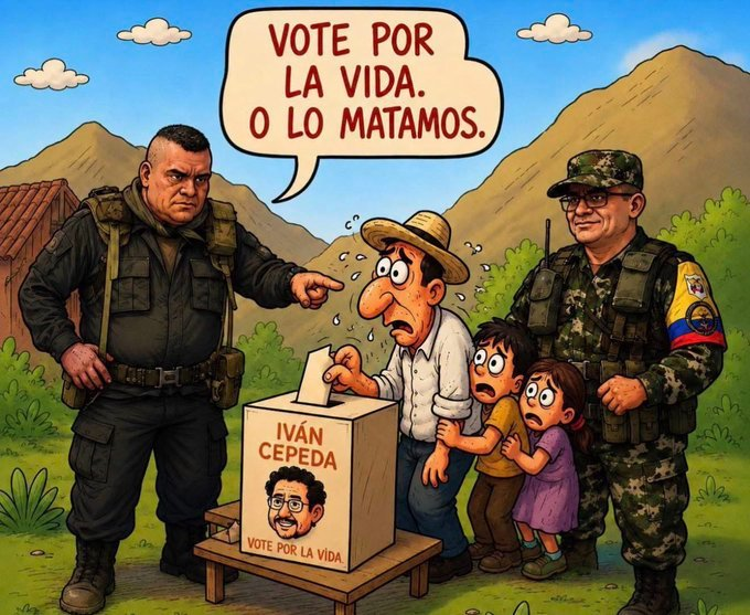 Mariano_OspinaP's tweet photo. ...y tienen el descaro de decir "ME LA JUEGO POR LA VIDA"
Son comunistas, mienten y son violentos... https://t.co/ieWjXLwc0i