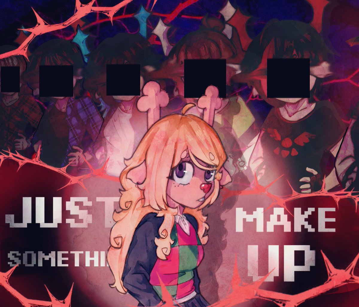Nokokoco's tweet photo. You don't remember what she looks like? 

#DELTARUNE https://t.co/QqSJZOs7AH