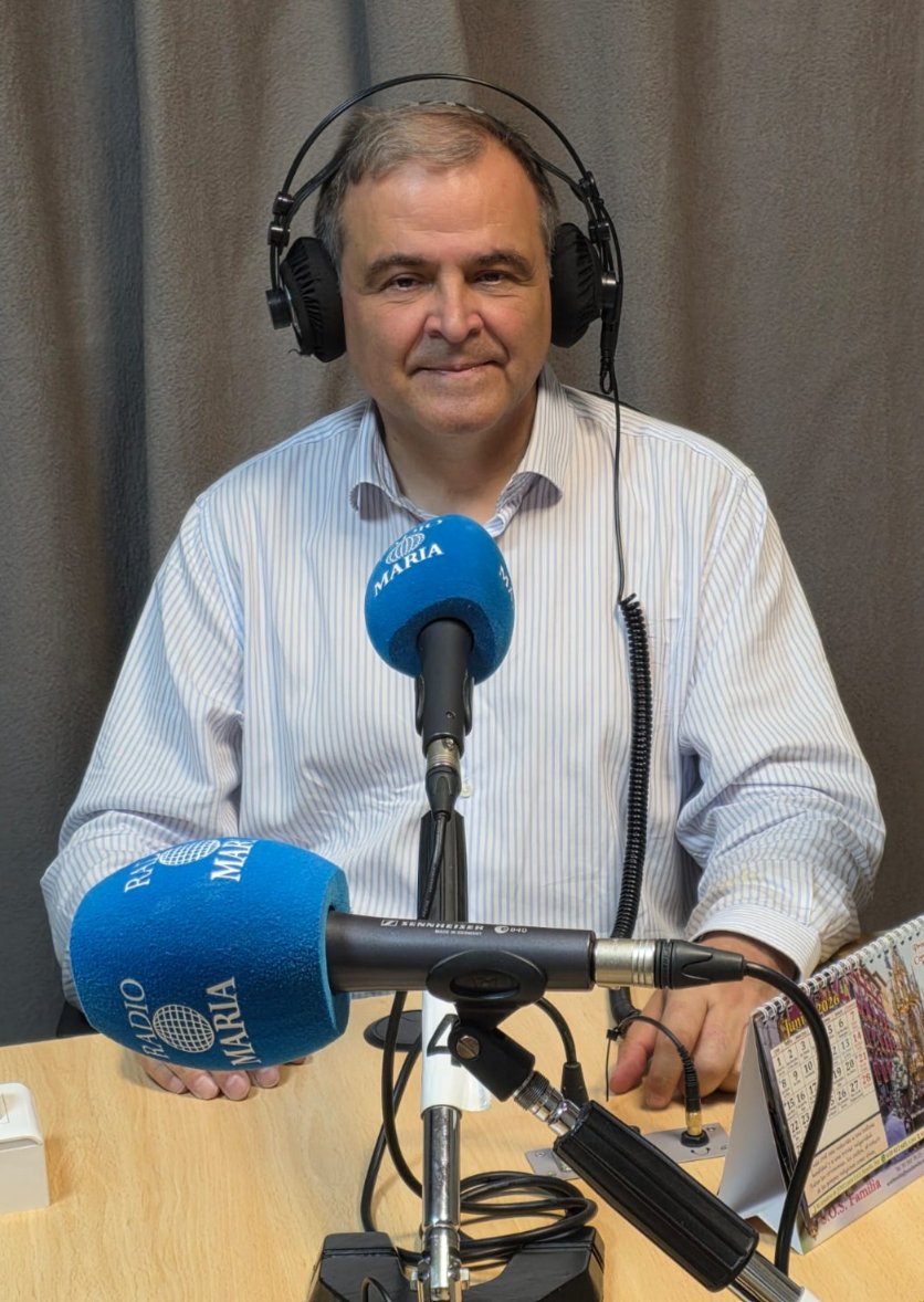 somosase's tweet photo. 📟 Nuestro presidente  Juan Antonio Perteguer, invitado hoy  en el programa de @RadioMariaSpain  "Manos de la Iglesia", organizado por @ManosUnidasONGD 

#75ASE #EmpresaFeValores https://t.co/HB06UWLVoh