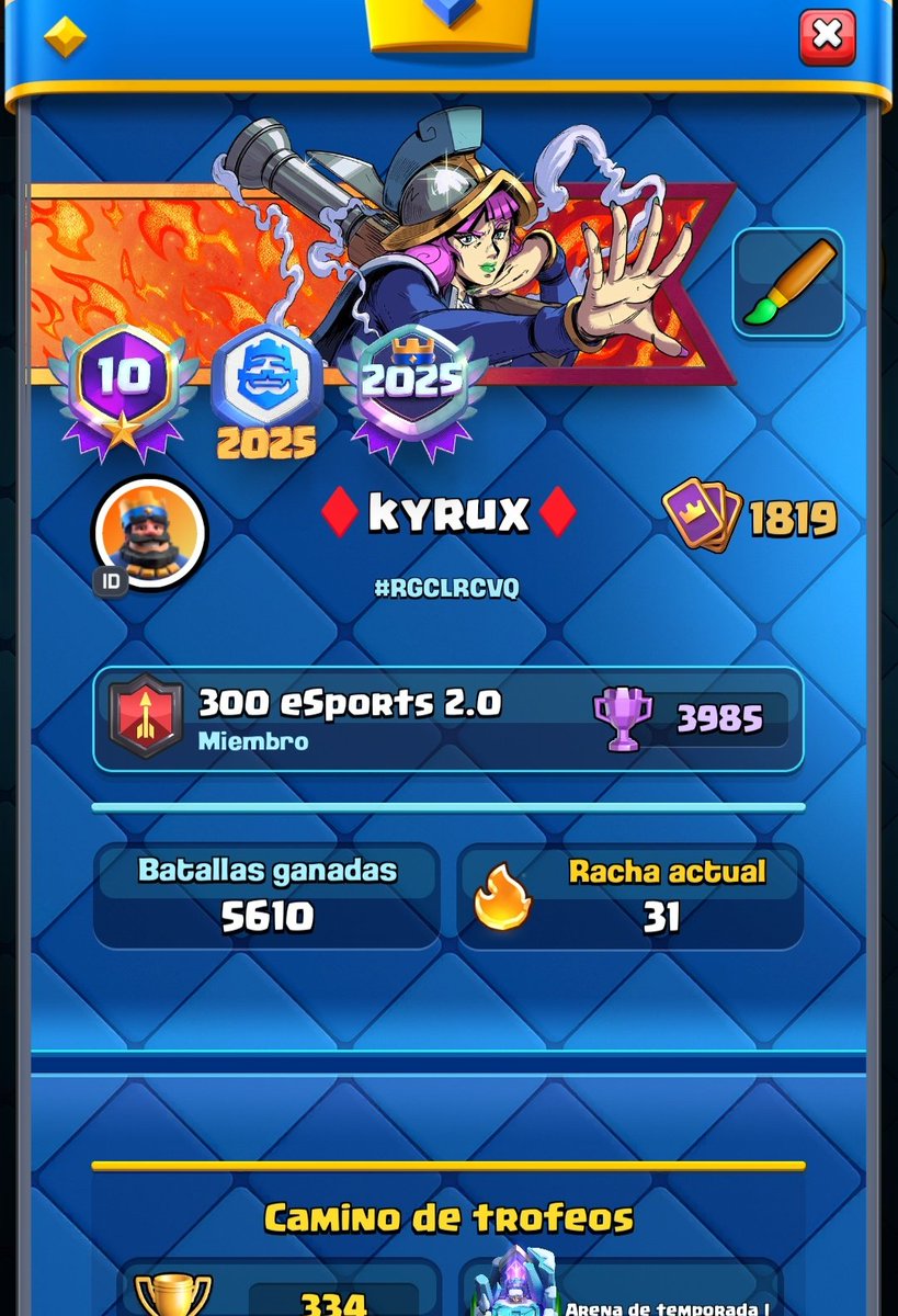 KYRUX_'s tweet photo. @BENIJU03 Aquí tienes mi racha y mazo beni, es humilde @BENIJU03 https://t.co/d74T0S1KnT
