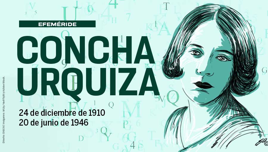 UNAM_MX's tweet photo. A 80 años de su partida, #UNAMrecuerdaA Concha Urquiza ✍️, pieza clave del movimiento femenino de la lírica en México. Lo sagrado, místico, erótico y cotidiano consolidaron su estilo. Escucha una selección de su obra en @descargacultura 🎧 > https://t.co/gVnEoLRdmk https://t.co/7vBjoNJHop