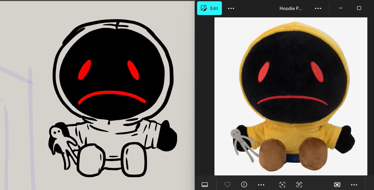 SamAnimStudio's tweet photo. Since I can’t get the plushie, I drew it instead. Please bring him back. 

Happy #Hornetversary #MarbleHornets https://t.co/nHX2aBKv50