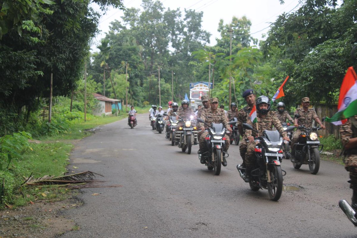 2Diphu's tweet photo. Bike Rally Against Drug Abuse Conducted at Jiribam, Manipur.
As part of the ongoing campaign to create awareness against the menace of psychotropic drugs and substance abuse, a Bike Rally was organized by the District Administration, Jiribam on 20 June 2026.
The rally was flagged off by Sh. Arvind H., IAS, Deputy Commissioner, Jiribam from DC Residence and culminated at the DC Office, Jiribam. Officers, SOs, and Jawans of 20 Bn CRPF, 48 Bn CRPF, and 87 Bn CRPF, along with students of Jiri College and employees of the District Administration, Jiribam, participated enthusiastically in the event.
The event aimed to spread awareness among the public, especially the youth, about the harmful effects of drug abuse and to encourage collective action towards building a drug-free society. The participants carried messages promoting a healthy lifestyle and the importance of staying away from narcotic and psychotropic substances.
The rally reflected the strong commitment of the district administration, security forces, educational institutions, and civil society towards combating drug abuse and safeguarding the future of the younger generation.
#DrugFreeSociety #Jiribam #Manipur
#CRPF #20BnCRPF