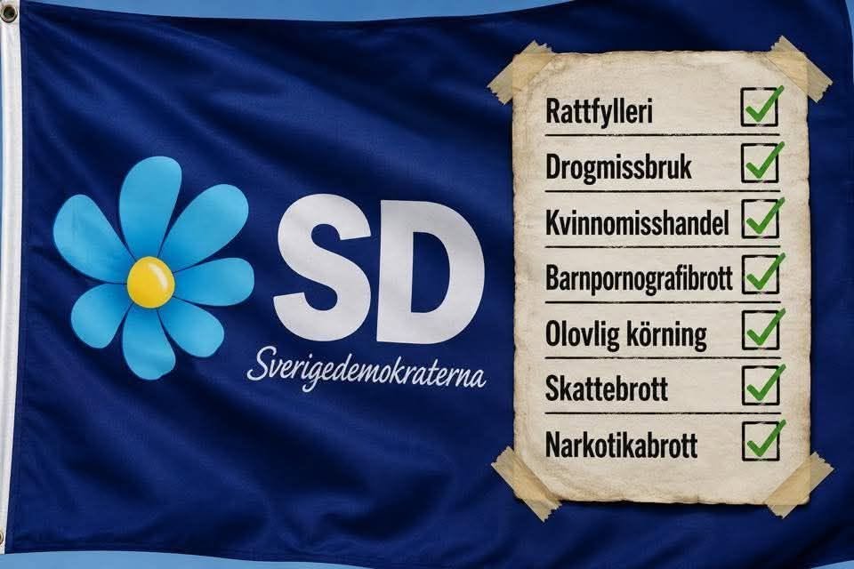 TorgnyKarlsson9's tweet photo. Sista veckornas resultat för SD ledamöter https://t.co/jyGr5uJyAs