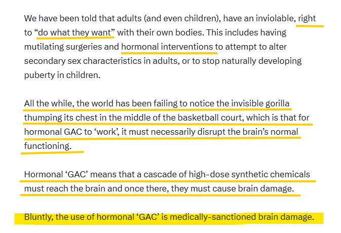 Psychgirl211's tweet photo. And their brains @pritipatel 

You can only halt children's puberty if you deliberately induce brain damage. https://t.co/gZ6ZvbXcwr