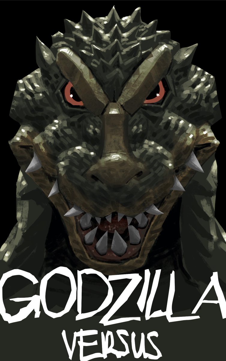 kaijuartist's tweet photo. He green https://t.co/jYgzb3nCTd