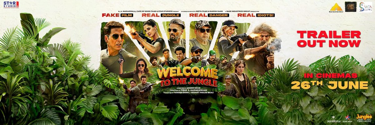 filmynewsnetwrk's tweet photo. Paid previews for #WelcomeToTheJungle will happen on June 25, and advance bookings go on sale this Monday! https://t.co/jDp7XkDqce