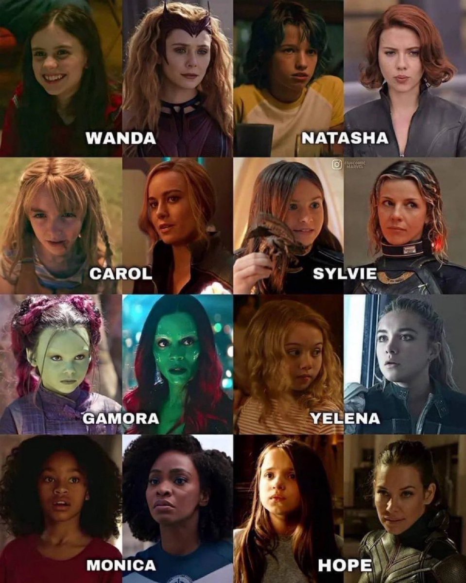 itsYNZ's tweet photo. Who’s your favourite female mcu character? https://t.co/ajdHOHEA7J