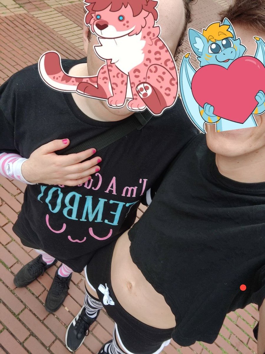 Mac_Attack_9's tweet photo. Today me and @bapperowo have been together for 1 year !! I honestly couldnt have wished for a better partner. 

My sweet little dergy 🥰 https://t.co/oEDVz0La6L