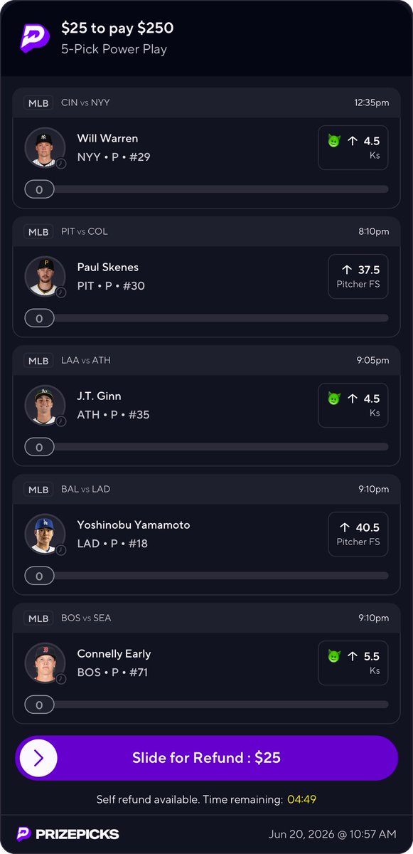 MurkPicks's tweet photo. Copy my PrizePicks lineup using this link: 
https://t.co/Vb6Cw7OQ7L https://t.co/VH2maupI4B
