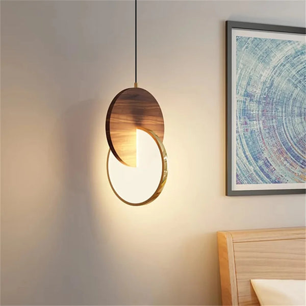 iSmartHomeGear's tweet photo. Brighten your space with the beautiful Dual Disc Pendant Light! 🌟 This lovely fixture blends walnut wood and frosted glass into a unique design. It's a standout piece that lifts your home's aesthetic! ✨ https://t.co/xIi1guWXfG #HomeDecor #LightingDesign https://t.co/DyCDmJ0FiD