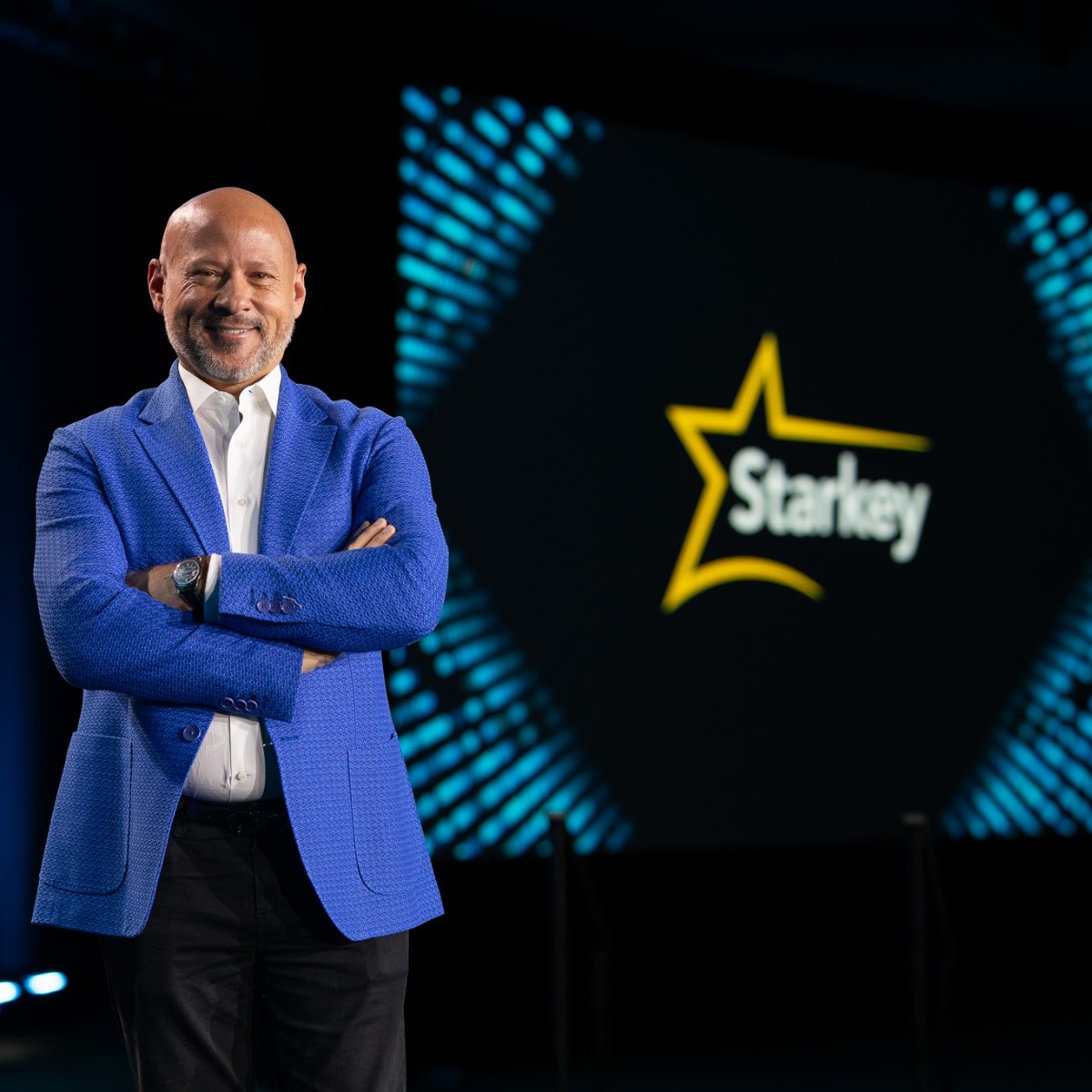 starkeyhearing's tweet photo. Celebrating 32 years of leadership from @BrandonSawalich  driving innovation, growth, and our mission to help people hear and live better. Thank you for your lasting impact! #Starkey https://t.co/Y20QyxIdKV