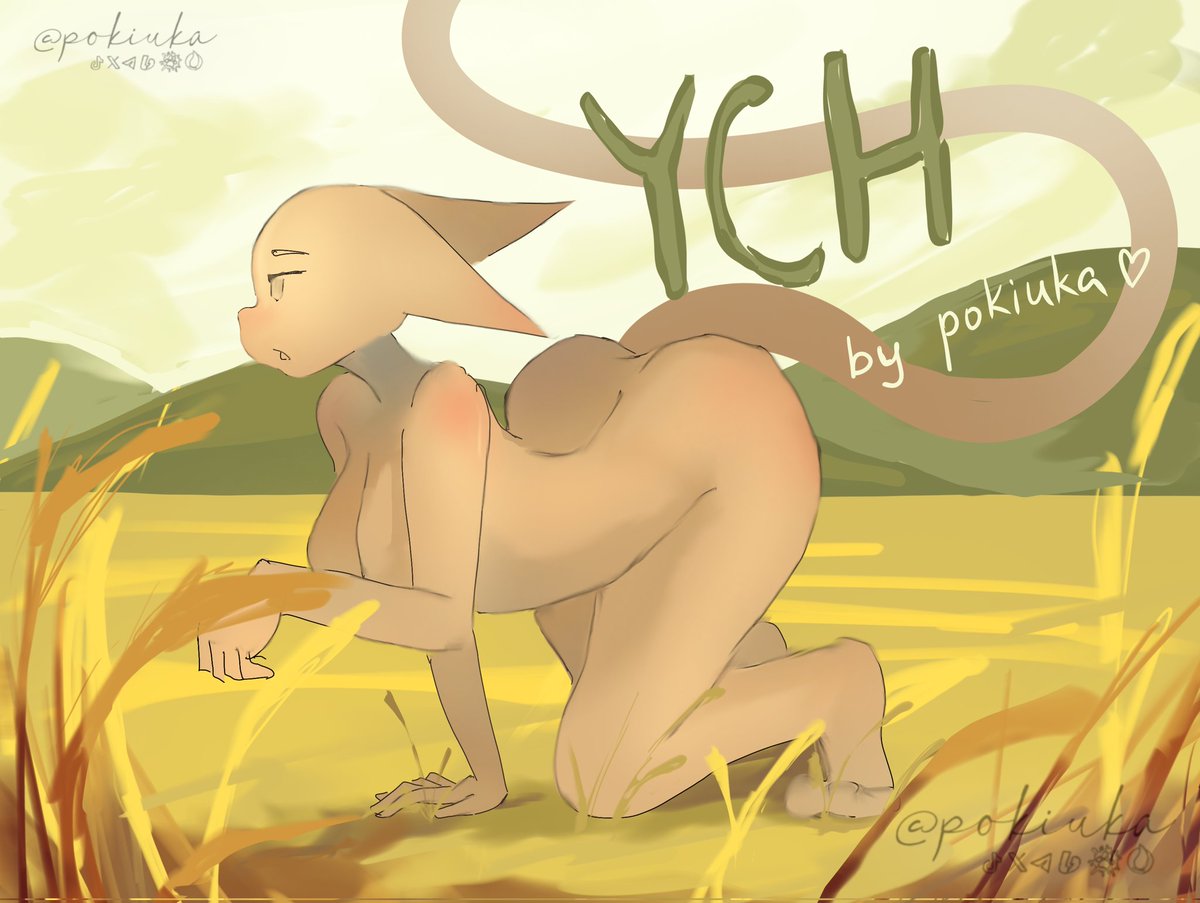 pokiuka's tweet photo. Ych In the field 🍀 #ych #commission https://t.co/oY9XvcsWrv