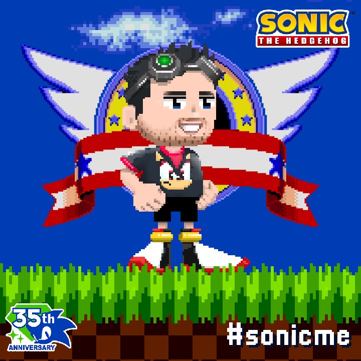 Fizztypical's tweet photo. Check out my Sonic The Hedgehog avatar! Make your own at https://t.co/mzfrg0hzyq! Forever Fast. #SonicMe #SonicTheHedgehog #ForeverFast https://t.co/XV0z74d37G