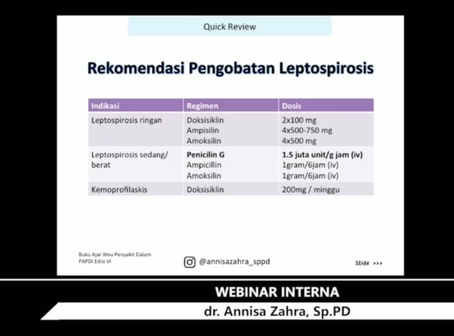 taurosze's tweet photo. Sebagai apoteker mau nambahin dikit 🙏

Leptospira ini termasuk bakteri yang bisa masuk lewat luka kecil atau mukosa (mulut, mata) yang bahkan kita nggak sadar ada. 

Gejala awalnya juga tricky banget, mirip flu/demam biasa, jadi sering telat ketauan sampai udah nyerang ginjal & hati.

Selain cuci kaleng/tuang ke gelas, kalau abis itu muncul demam tinggi mendadak + nyeri otot (terutama betis) + mata kuning, itu udah red flag, langsung ke faskes ya, jangan ditunggu.

Semoga jadi pengingat buat kita semua. Al-Fatihah 🤲