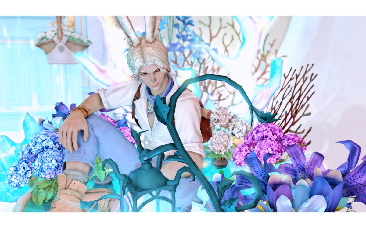 ephel_deMoment's tweet photo. お久しぶりです🫶

📸 @Leonn_fs 
-
『          -  泡沫  -          』
#cham_studio
📍Gaia Alexander ミスト28区1番地
-
#GPOSERS #XIV_PICTCLIP #ヴィエラオス #FF14SS #本日のヴィエラ #うさお https://t.co/YnURyYtK2W