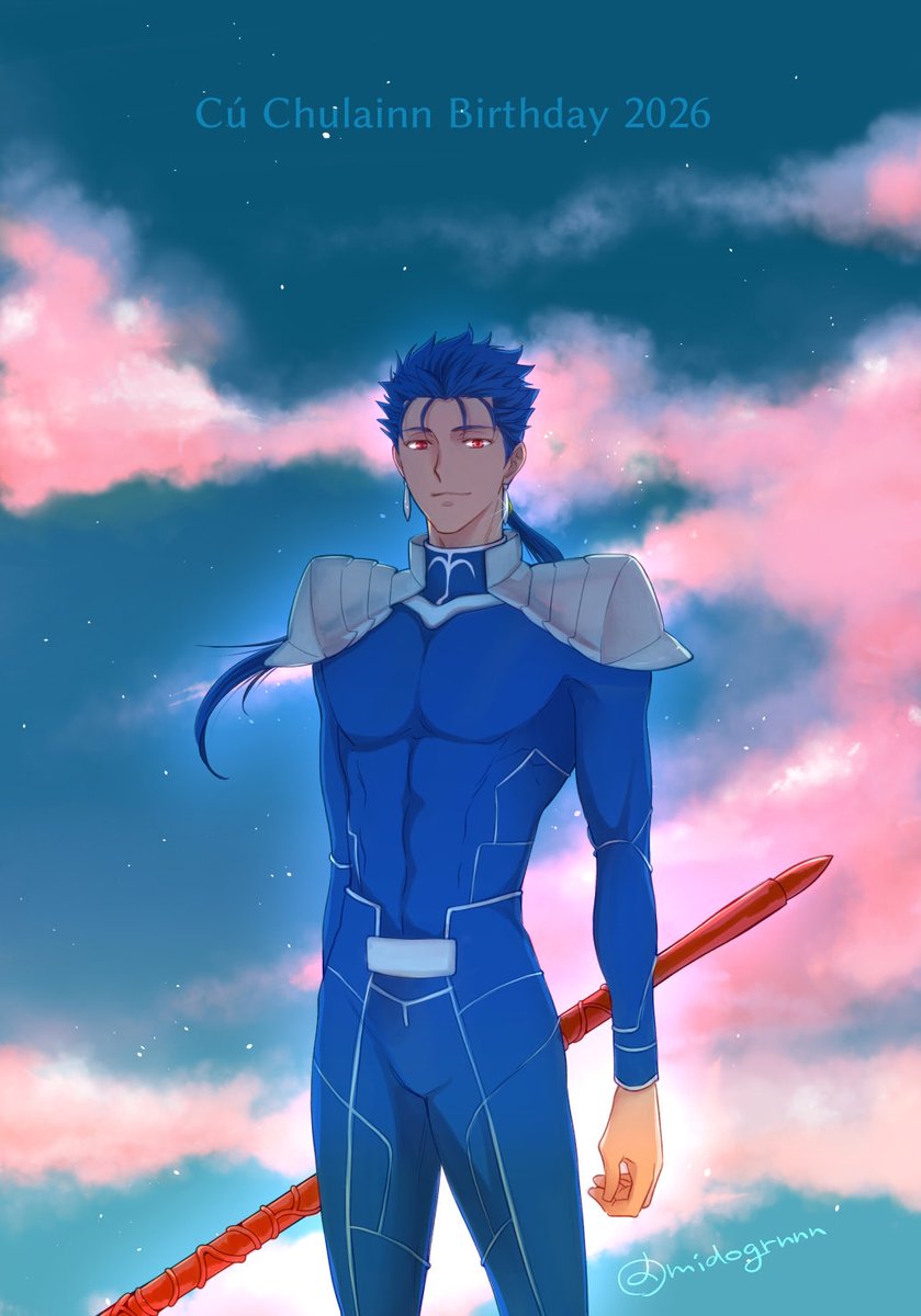 midogrnnn's tweet photo. #クーフーリン生誕祭 #クーフーリン生誕祭2026

今年もお誕生日おめでとうー！！！！！！ https://t.co/1cOEenzAgY